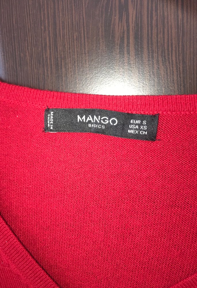 Kırmızı V Yakalı Elbise - Görsel 2