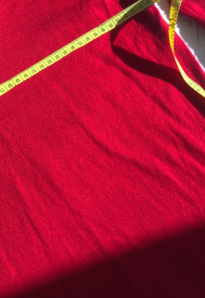 Kırmızı V Yakalı Elbise - Görsel 5