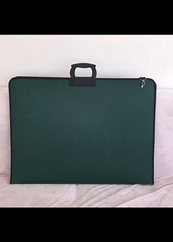 Minimalist Yeşil Fermuarlı Erkek Evrak Çantası (hediyeli)75/55 - Görsel 2