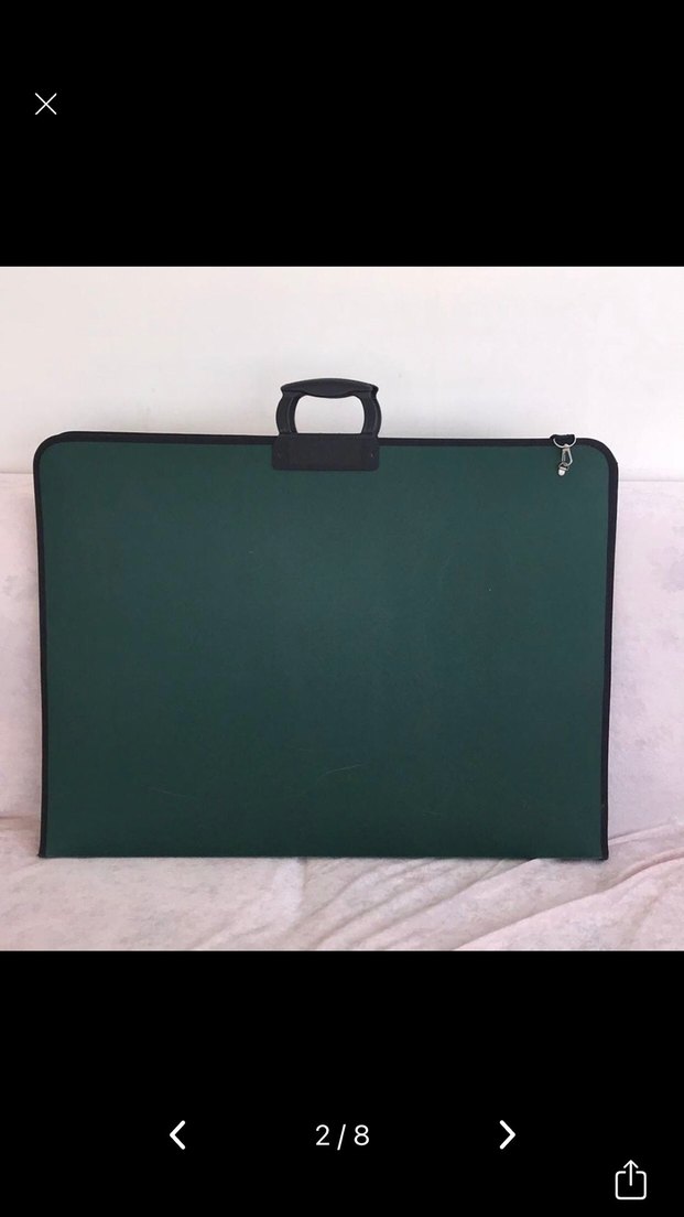 Minimalist Yeşil Fermuarlı Erkek Evrak Çantası (hediyeli)75/55 - Görsel 2