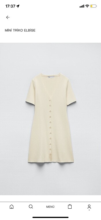 Zara triko elbise