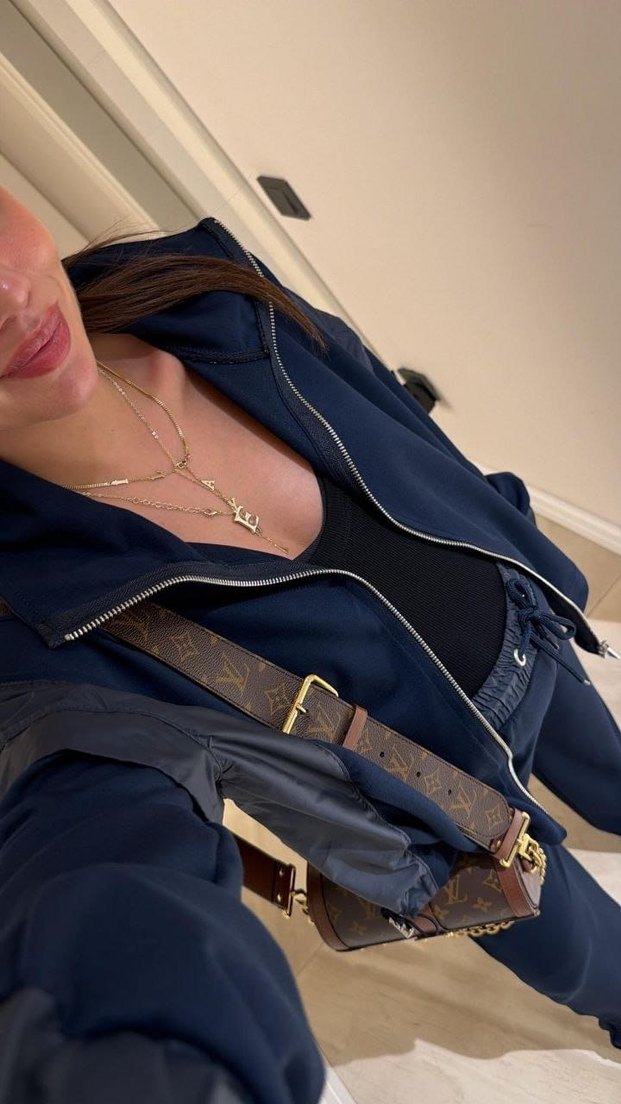 Kadın lacivert  Salaş Eşofman Takımı - Görsel 2