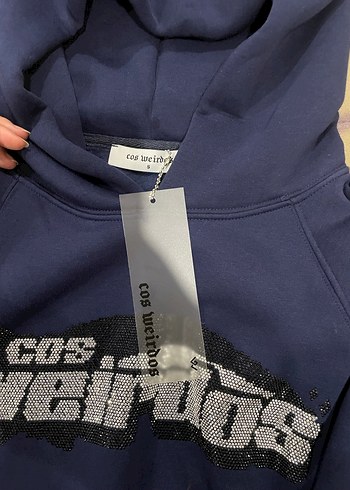 s Beden Cos Weirdos Navy Hoodie Lacivert