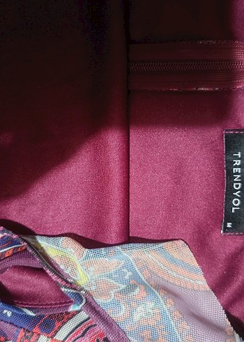 Renkli Bağlamalı Askılı Bohem Elbise - Görsel 2