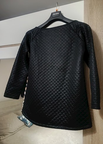 Leopar Desenli Kadın Bluz, Uzun Kollu, Tüylü - Görsel 2