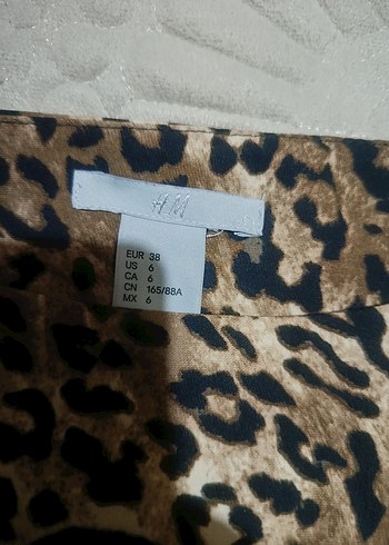 Leopar Desenli Midi Kadın Elbise - Görsel 2