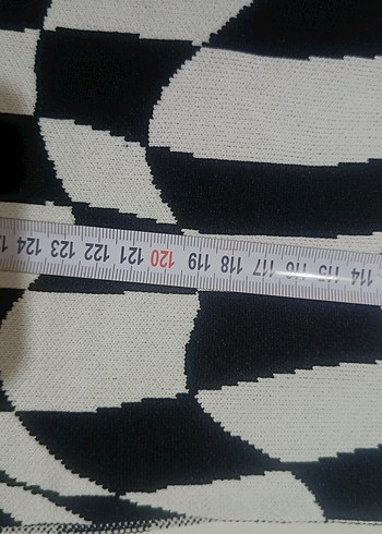 Uzun Kollu Piliseli Desenli Gri Elbise - Görsel 3