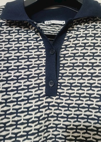 Desenli triko elbise - Görsel 3