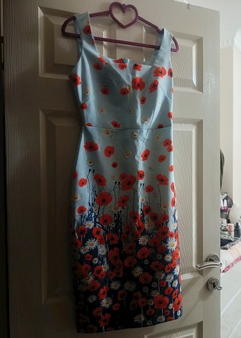 Çiçek Desenli Uzun Bohem Elbise - Görsel 2