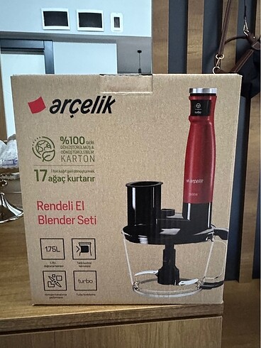Sıfır Arçelik RHB 6050 K Resital El Blender Seti Beyaz