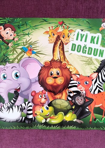 Beden Renk Hayvan Temalı Doğum Günü Balon seti(Safari)