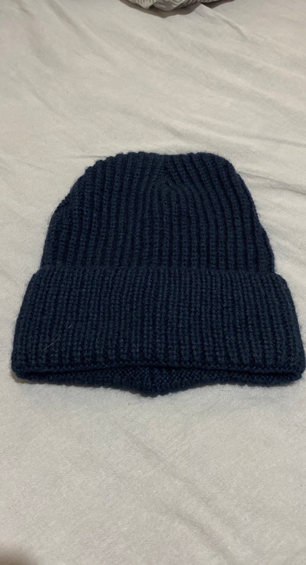 Gri Kadın Örgü Yün Bere - Görsel 2