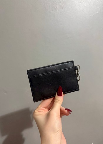 GUESS Siyah Parlak Deri Kadın Cüzdan - Görsel 2