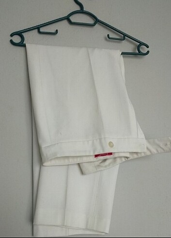 Kumaş pantalon beyaz