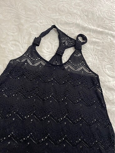 Dantelli kimino elbise - Görsel 10