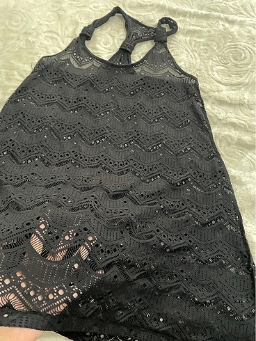 Dantelli kimino elbise - Görsel 7