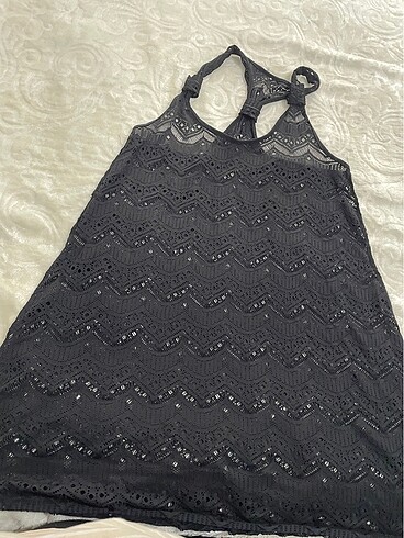 Dantelli kimino elbise - Görsel 12