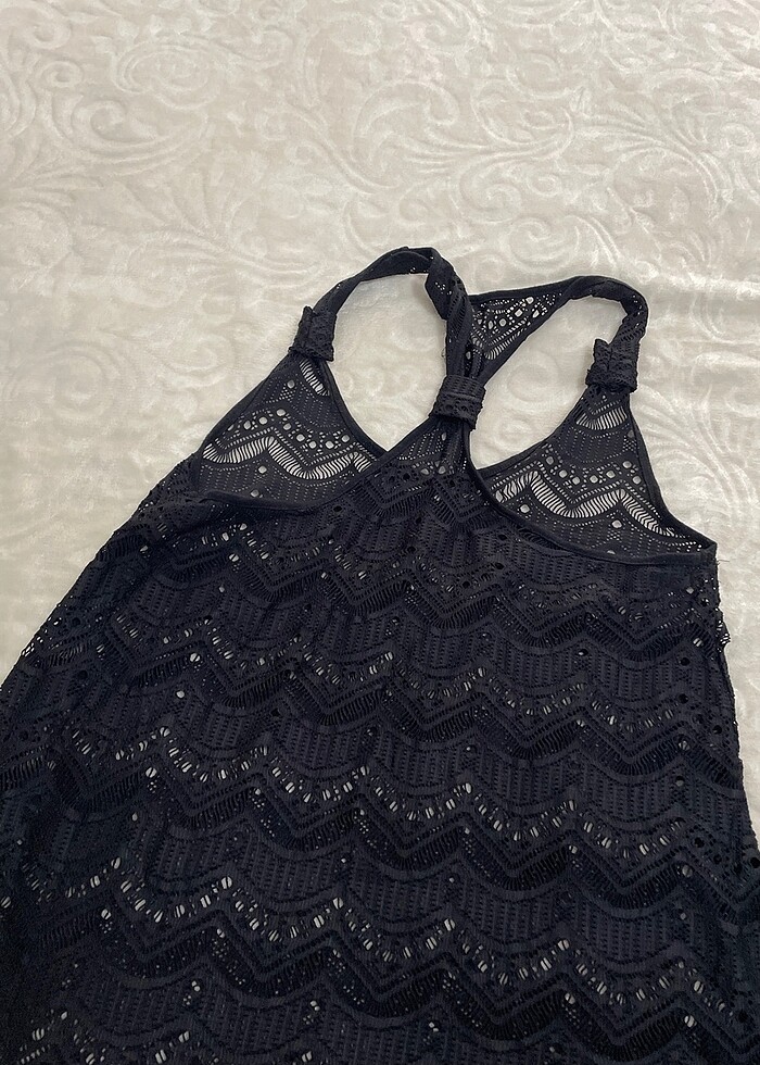 Dantelli kimino elbise - Görsel 2