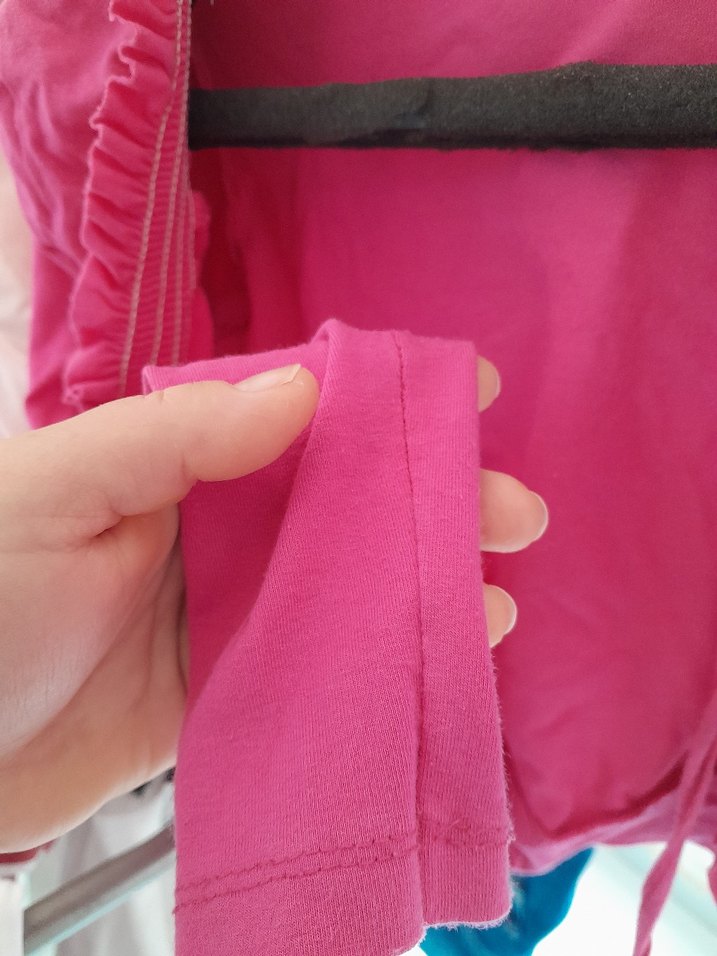 Kız Çocuk Pembe Fırfırlı Bolero - Görsel 2