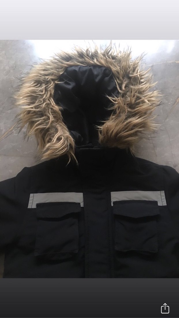 Zara Siyah Erkek Çocuk Mont - Görsel 2