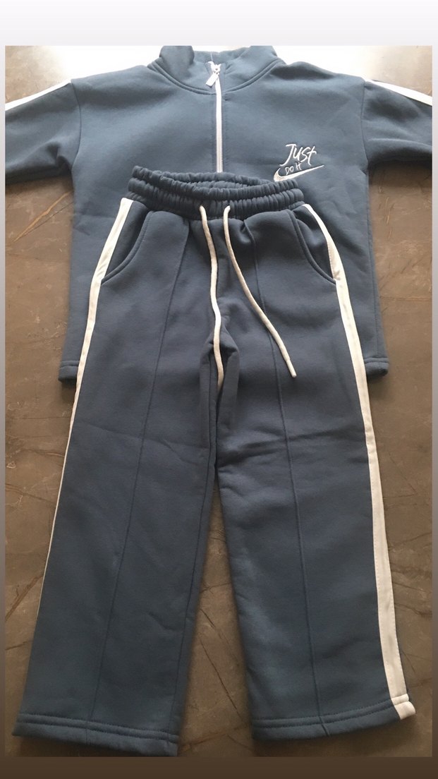 Çocuk Fermuarlı Eşofman Takımı - Görsel 2