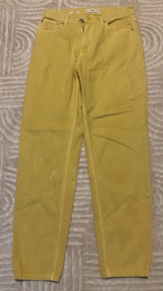 Sarı Kot Pantolon - Görsel 2