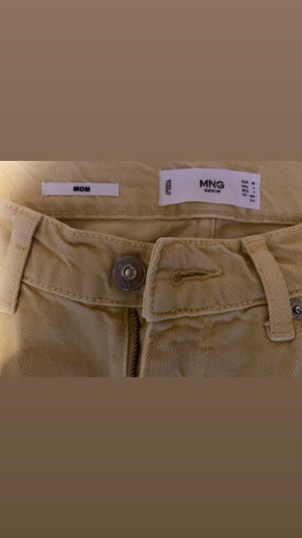 Sarı Kot Pantolon - Görsel 4