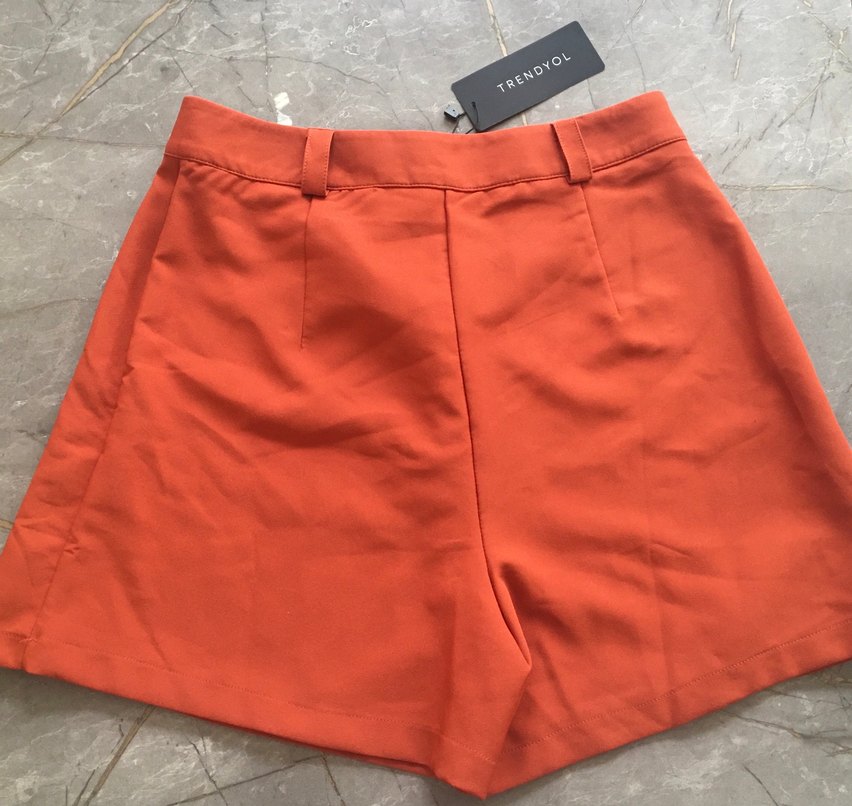 Düğmeli Şortlu etek - Görsel 3