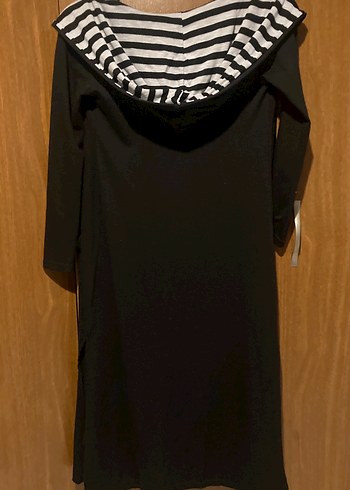 Siyah Uzun Denim Kadın hırka - Görsel 3