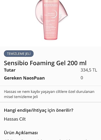 Bioderma Bioderma sensibio foaming jel 200ml