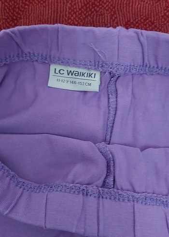 Kız Çocuk Mor Düz Tayt - Görsel 4