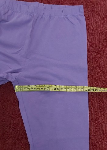 Kız Çocuk Mor Düz Tayt - Görsel 3