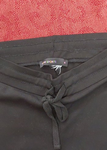 Mor Şeritli Siyah tayt - Görsel 3