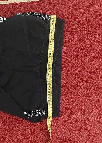 Siyah Baskılı Elastik Kadın Tayt - Görsel 6