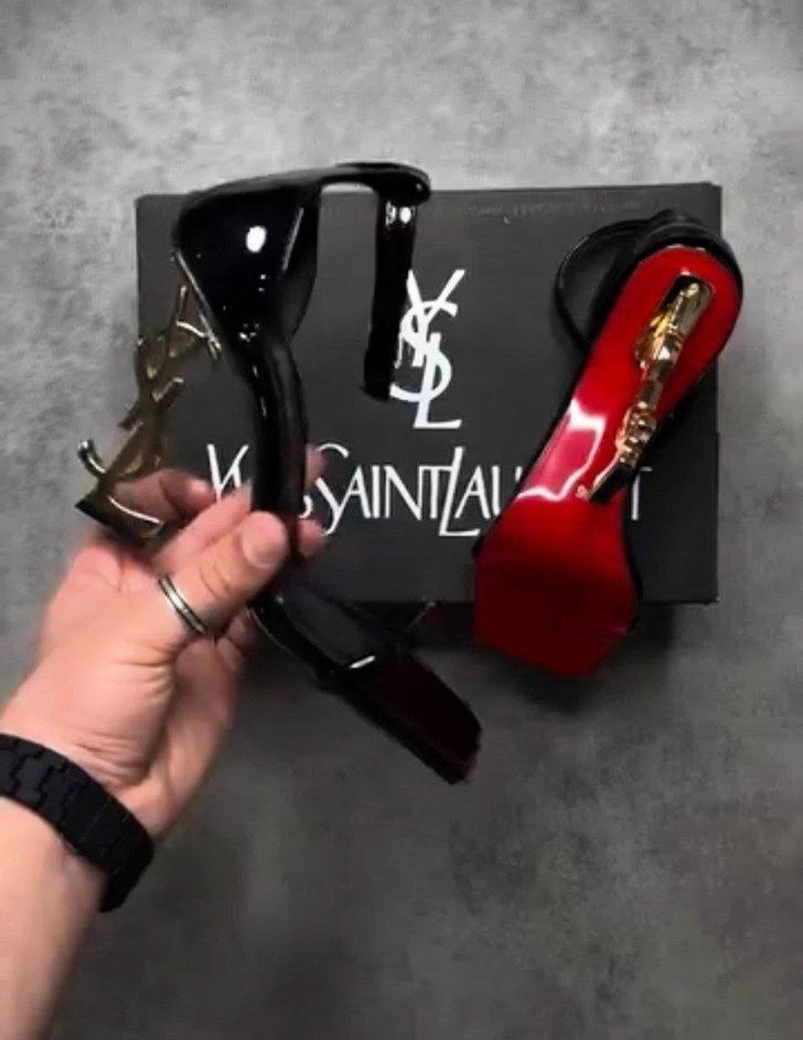 Yves St Laurent Stiletto Topuklu Kadın Ayakkabı - Görsel 2