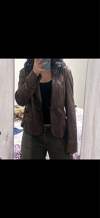 American Vintage Blazer Deri Ceket