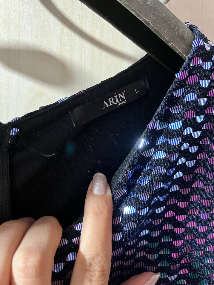 Kadın Uzun Payetli Gece Elbisesi - Görsel 3