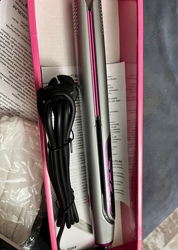 Gri-Pembe Saç Düzleştirici - Görsel 3