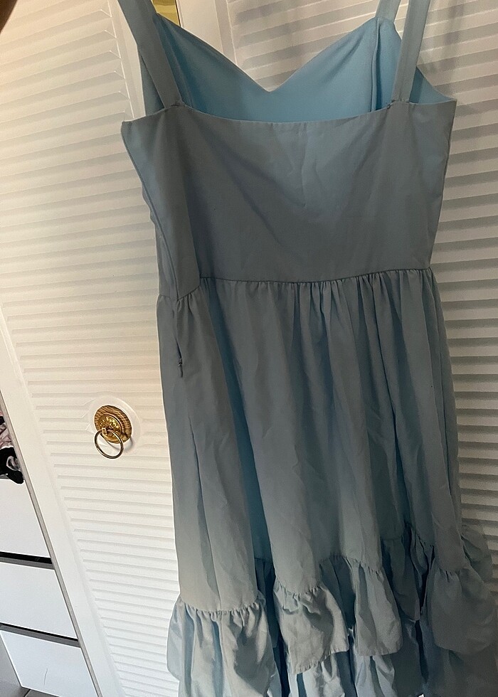 Açık mavi elbise - Görsel 4