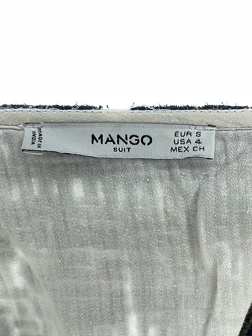 s Beden beyaz Renk Mango Bluz %70 İndirimli.