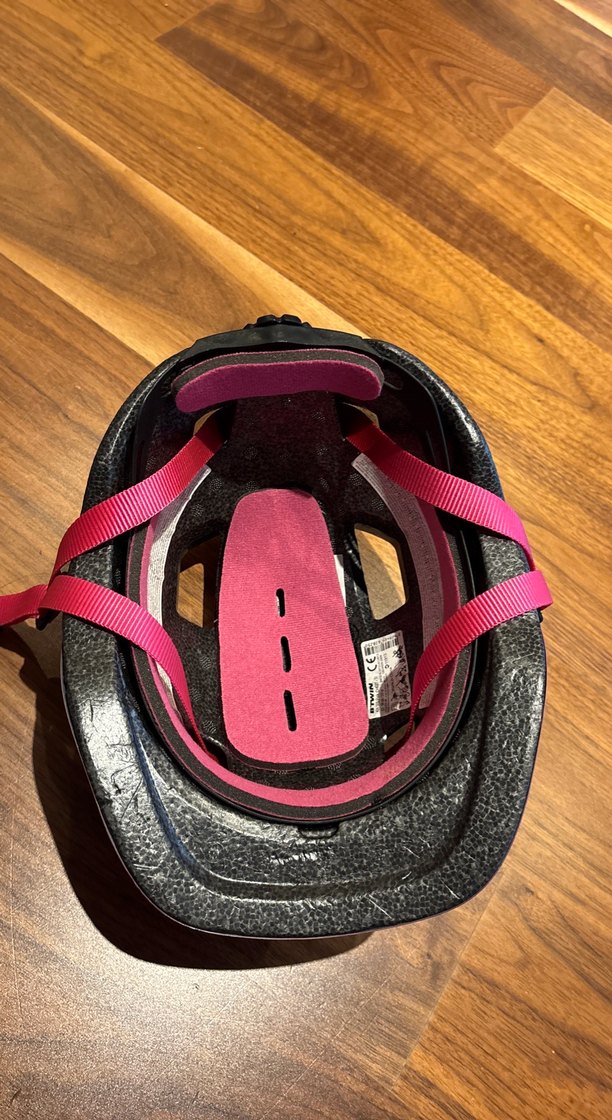 Pembe Renkli bisiklet kaskı - Görsel 3