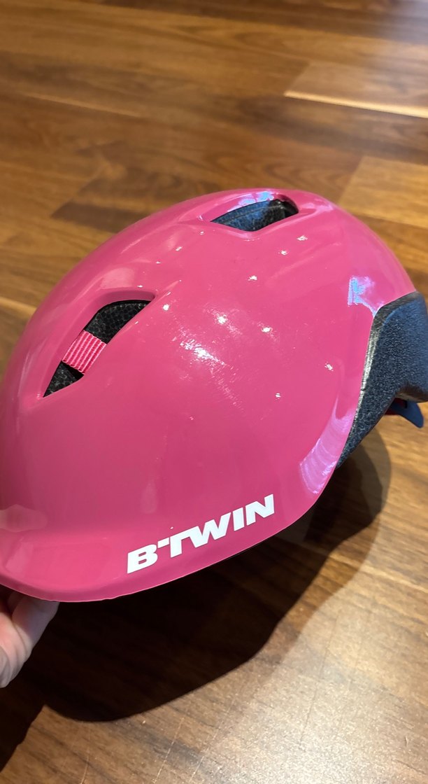 Pembe Renkli bisiklet kaskı - Görsel 2