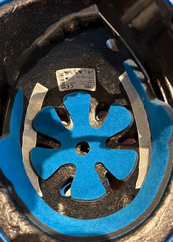 Mavi Minimalist bisiklet Kaskı - Görsel 4