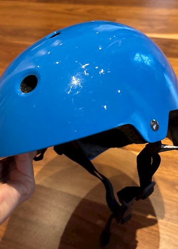 Mavi Minimalist bisiklet Kaskı - Görsel 2