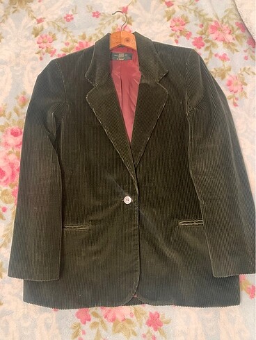 Diğer Fitilli kadife blazer ceket
