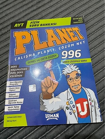 uzman yayınları planet ayt fizik soru bankası