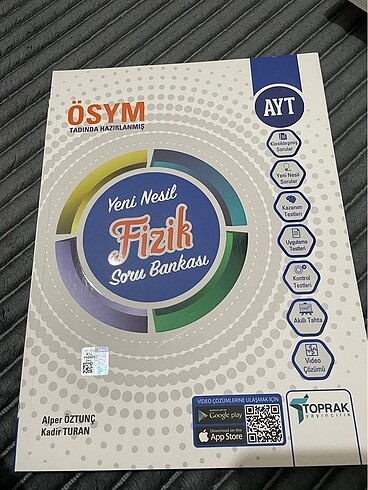 toprak yayınları ayt fizik soru bankası