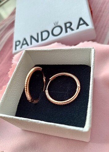 Pandora küpe rose gold 