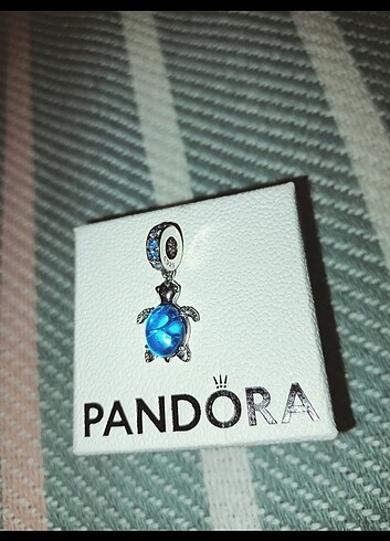 Pandora deniz kaplumbağası charm