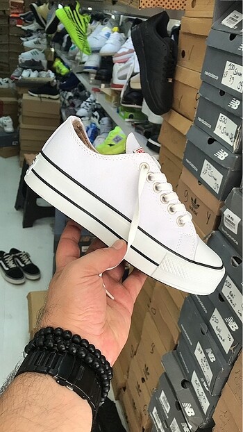 40 Beden beyaz Renk CONVERSE PLATFORM